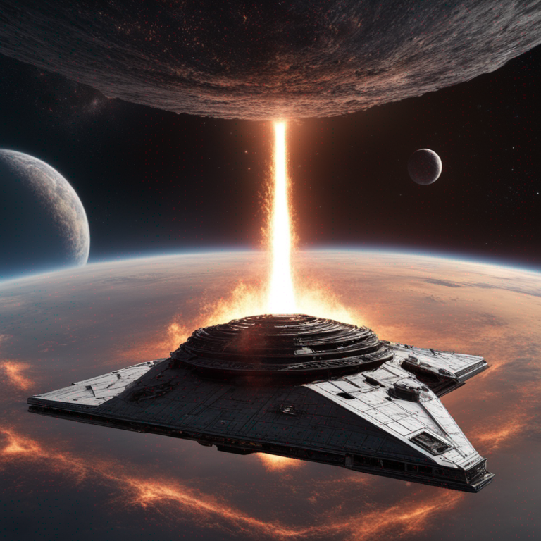 The powerful space explosion, the first of its kind, could be triggered by a black hole star destroyer